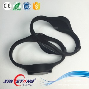 Dual Wristband both for ISO14443A and ISO15693 Ntag203 Icode RFID Bracelets