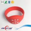 Custom Silk-Printing Adjustable RFID S50 Chip Wristband Bracelets in Entertainment Club