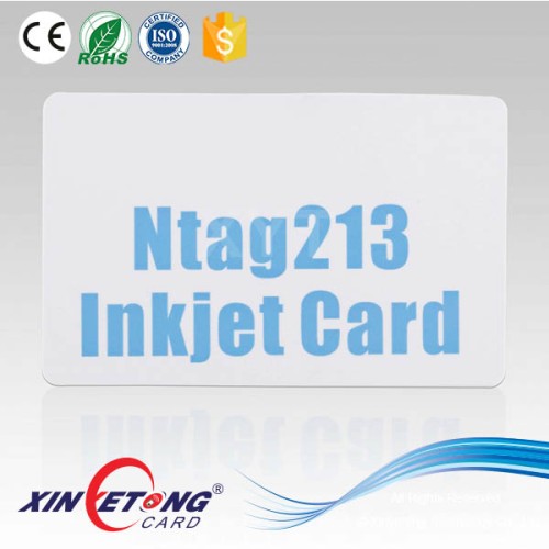 Tarjeta en blanco del NTAG213 RFID 13.56Mhz ISO 14443A