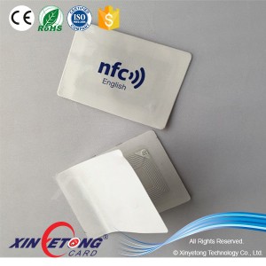 Blanco impreso 25 * 38mm NFC etiqueta impresa arte papel rollo Ultralight 64 byte etiqueta