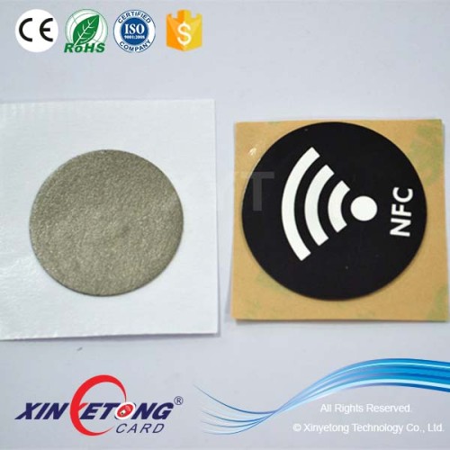 Reading NFC mobile Anti-metal NFC Sticker ,Cheap ISO14443A Ultralight NFC Sticker