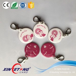 Epoxy Transparent NFC Tag Size 28*32mm Tag Unique QR Dog KeyChain