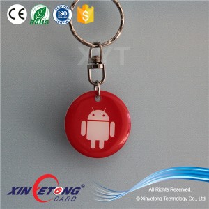 Unique QR NFC Ntag213 144byte NFC Epoxy Tag rectangular Tag with QR Code