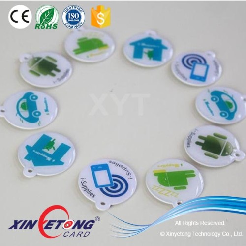 ISO14443A Token epoxy tag for Pets Epoxy Tag/NFC Data Exchange