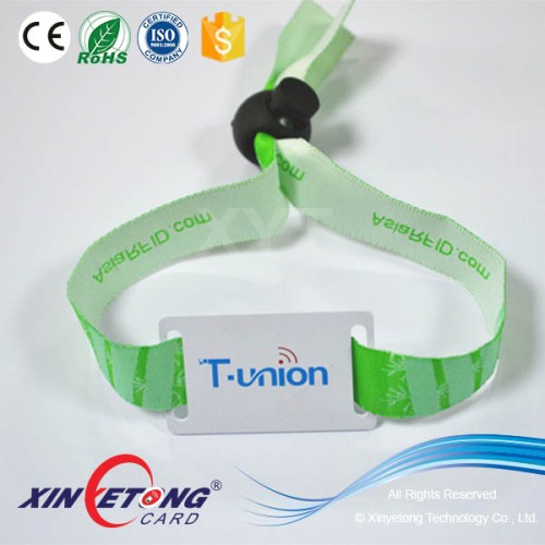 Activity Wristband Ultralight C Event Passive RFID Fabric wristband bracelet