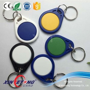 ISO14443A FM11RF08 Colorfull RFID Keyfobs