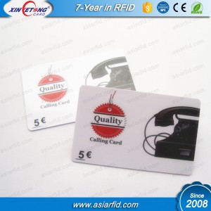 Nuevo diseño MF S50 NFC tarjeta de PVC