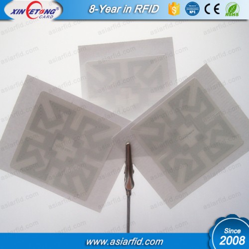 Material 30 * 20 mm Monza 4E UHF RFID etiqueta engomada de papel